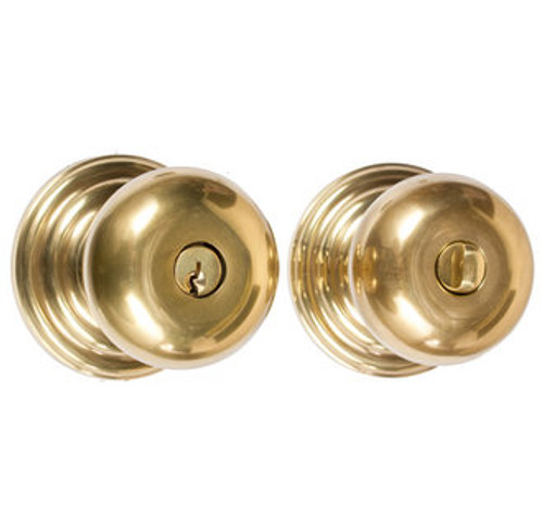 Emtek P-US7-FD French Antique Providence Dummy Keyed Entry Knob with Your Choice of Rosette