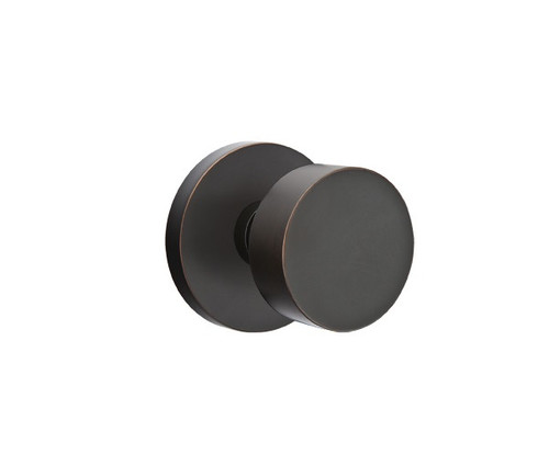 Emtek ROU-US10B-PASS Oil Rubbed Bronze Round Passage Knob with Your Choice of Rosette
