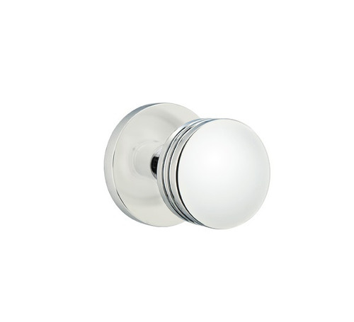 Emtek BN-US26-PASS Polished Chrome Bern Passage Knob with Your Choice of Rosette