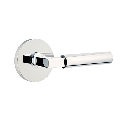 Emtek HEC-US26-PASS Polished Chrome Hercules Passage Lever with Your Choice of Rosette