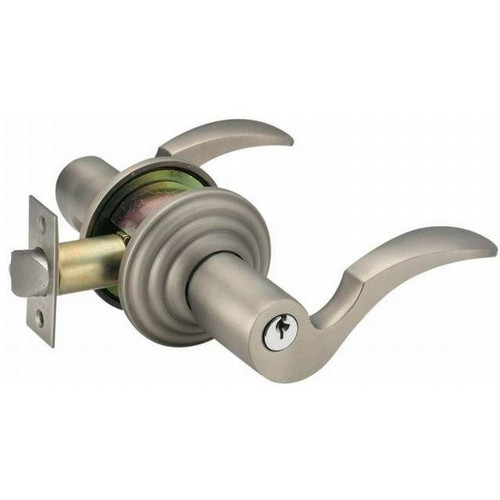 Emtek C-US15-FD Satin Nickel Cortina Dummy Keyed Entry Lever with Your Choice of Rosette