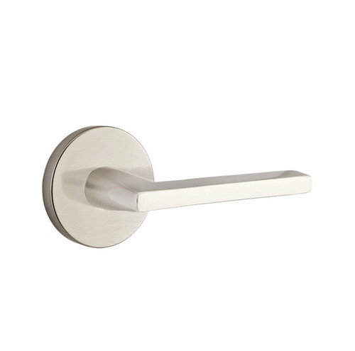 Emtek HLO-US15-PASS Satin Nickel Helios Passage Lever with Your Choice of Rosette
