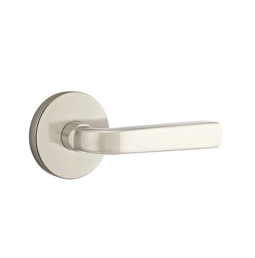 Emtek SIO-US15-PASS Satin Nickel Sion Passage Lever with Your Choice of Rosette