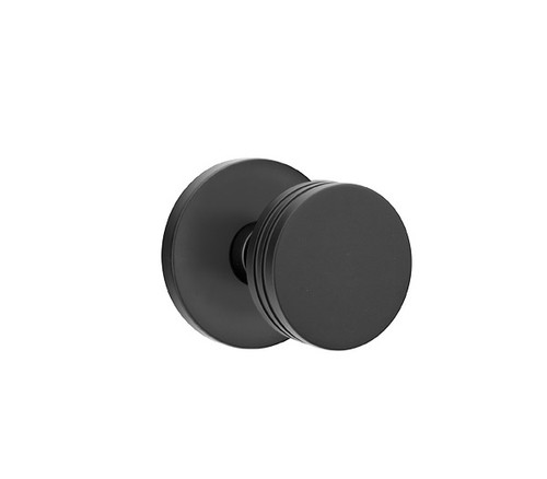 Emtek BN-US19-PRIV Flat Black Bern Privacy Knob with Your Choice of Rosette