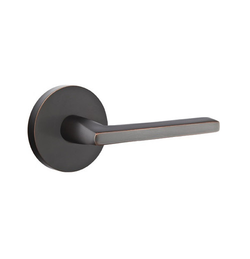 Emtek HLO-US10B-PRIV Oil Rubbed Bronze Helios Privacy Lever with Your Choice of Rosette