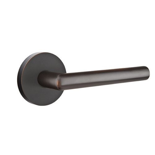 Emtek STU-US10B-PRIV Oil Rubbed Bronze Stuttgart Privacy Lever with Your Choice of Rosette