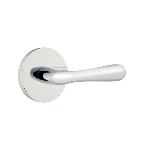 Emtek BA-US26-PRIV Polished Chrome Basel Privacy Lever with Your Choice of Rosette