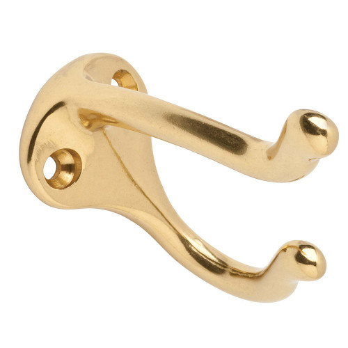 Ives 571B-US3 Bright Brass Coat and Hat Hook