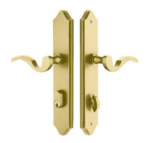 Emtek 7042US3 Lifetime Brass 2" x 10" Concord Style Dummy, Pair Sideplate Lockset