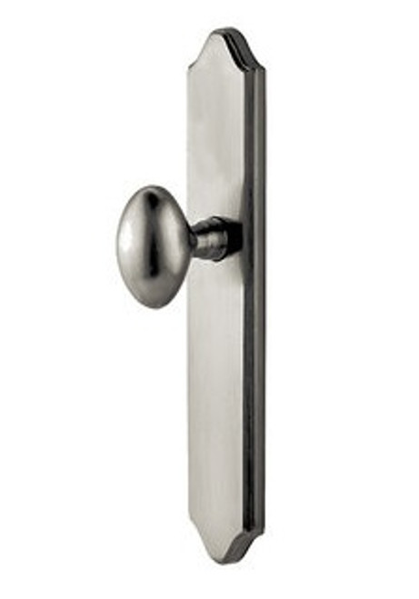 Emtek 7041US15A Pewter 2" x 10" Concord Style Non-Keyed Dummy, Single Sided Sideplate Lockset