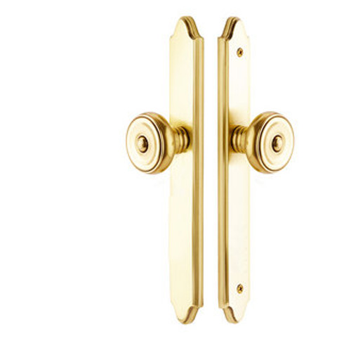 Emtek 7143US3 Lifetime Brass 1-1/2" x 11" Concord Style Non-Keyed Passage Narrow Sideplate Lockset