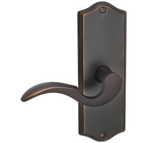 Emtek 8020US10B Oil Rubbed Bronze Colonial Style Non-Keyed Privacy Sideplate Lockset