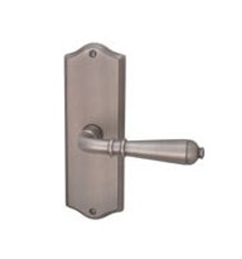 Emtek 8001US15A Pewter Colonial Style Non-Keyed Dummy, Pair Sideplate Lockset