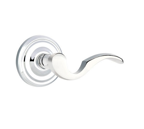 Emtek C-US26-PHD Polished Chrome Cortina (Pair) Half Dummy Levers with Your Choice of Rosette