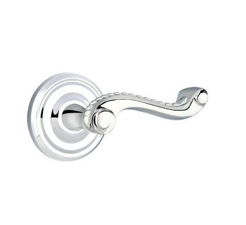 Emtek RL-US26-PHD Polished Chrome Rope (Pair) Half Dummy Levers with Your Choice of Rosette