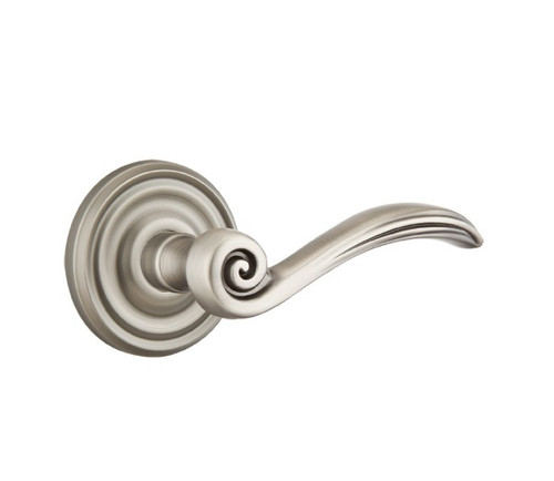 Emtek EN-US15A-PASS Pewter Elan Passage Lever with Your Choice of Rosette