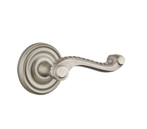 Emtek RL-US15A-PASS Pewter Rope Passage Lever with Your Choice of Rosette