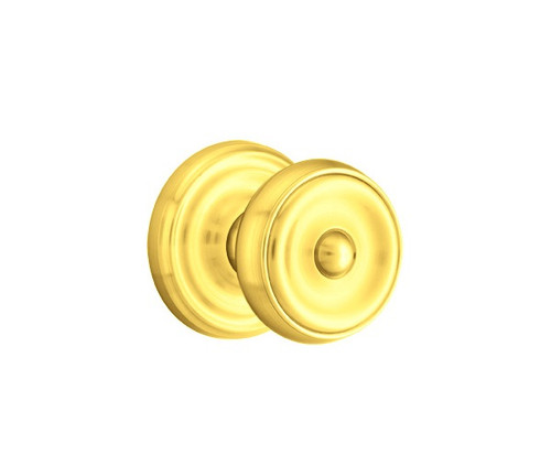 Emtek W-US3-PASS Lifetime Brass Waverly Passage Knob with Your Choice of Rosette