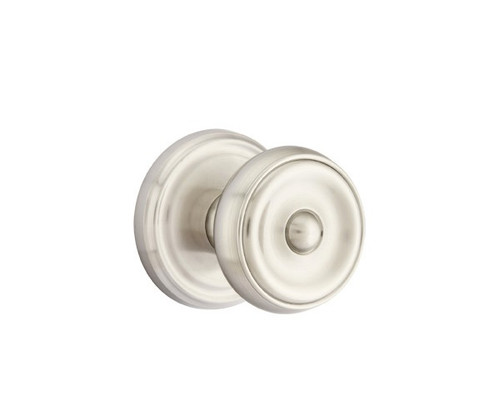 Emtek W-US15-PASS Satin Nickel Waverly Passage Knob with Your Choice of Rosette