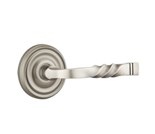 Emtek SF-US15A-PRIV Pewter Santa Fe Privacy Lever with Your Choice of Rosette
