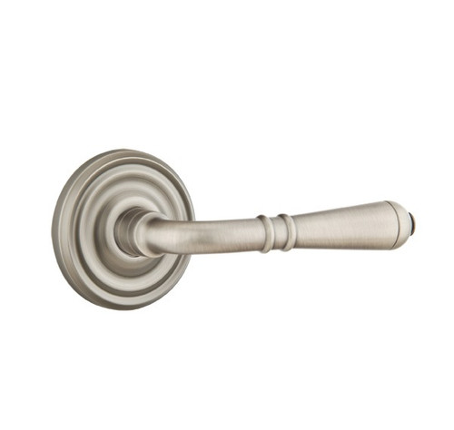 Emtek T-US15A-PRIV Pewter Turino Privacy Lever with Your Choice of Rosette