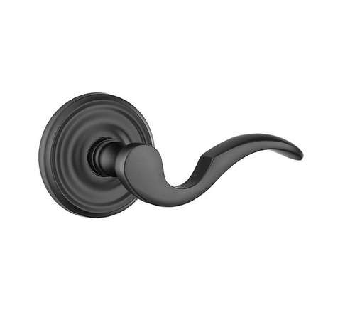 Emtek C-US19-PRIV Flat Black Cortina Privacy Lever with Your Choice of Rosette