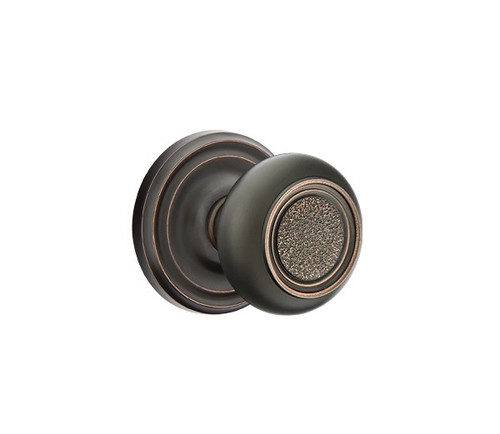 Emtek BT-US10B-PRIV Oil Rubbed Bronze Belmont Privacy Knob with Your Choice of Rosette