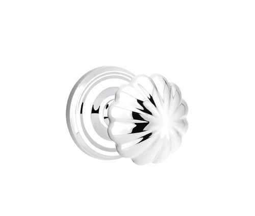 Emtek MN-US26-PRIV Polished Chrome Privacy Knob with Your Choice of Rosette