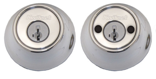 Kwikset 665-26 Bright Chrome Double Cylinder Deadbolt