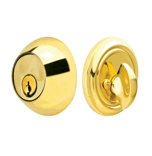 Emtek 8450US3 Lifetime Brass Regular Style Single Cylinder Deadbolt