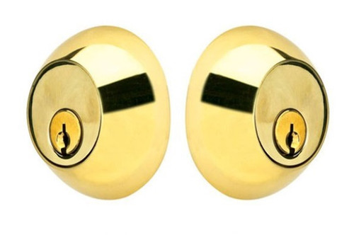 Emtek 8350US3 Lifetime Brass Regular Style Double Cylinder Deadbolt