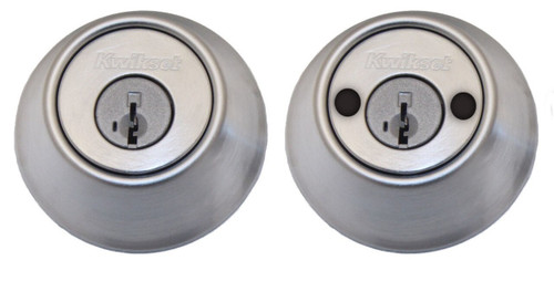 Kwikset 665-26D Satin Chrome Double Cylinder Deadbolt