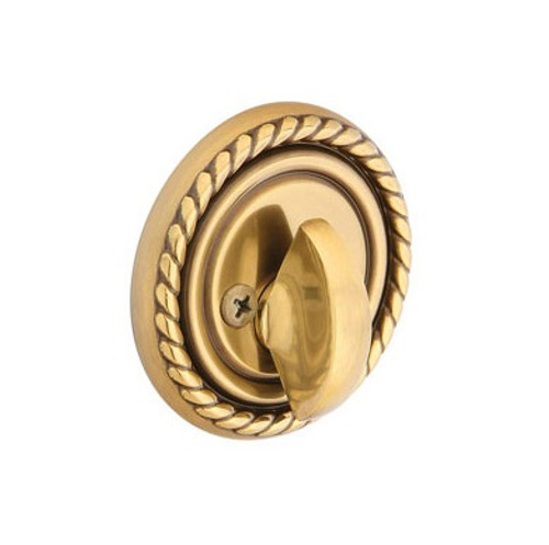 Emtek 8564US3 Lifetime Brass Rope Style Single Sided Deadbolt