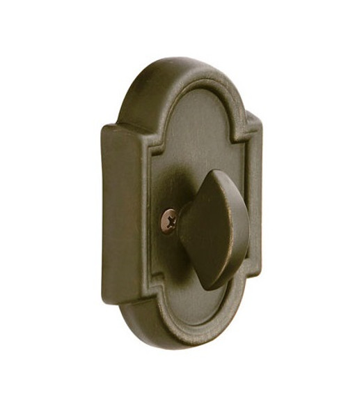 Emtek 8572MB Medium Bronze #11 Style Lost Wax Single Sided Deadbolt