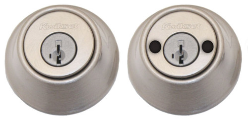 Kwikset 665-15 Satin Nickel Double Cylinder Deadbolt