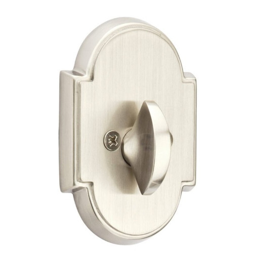 Emtek 8566US15 Satin Nickel #8 Style Single Sided Deadbolt