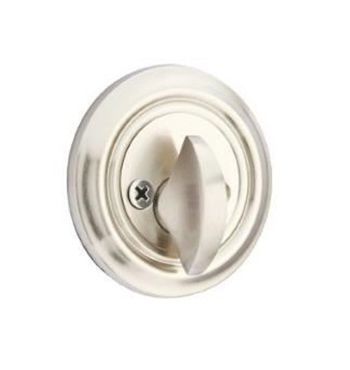 Emtek 8550US15 Satin Nickel Regular Style Single Sided Deadbolt