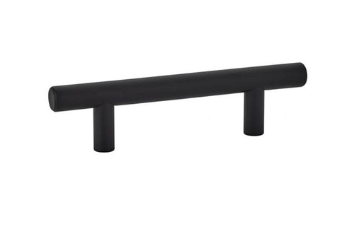 Emtek 86358US19 Flat Black 3" C-to-C Mid Century Modern Bar Pull