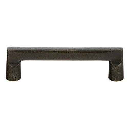 Emtek 86332MB Medium Bronze 3" Sandcast Bronze Rail Pull