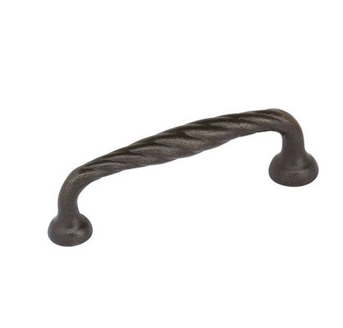 Emtek 86103MB Medium Bronze 3" Tuscany Bronze Twist Fixed Pull