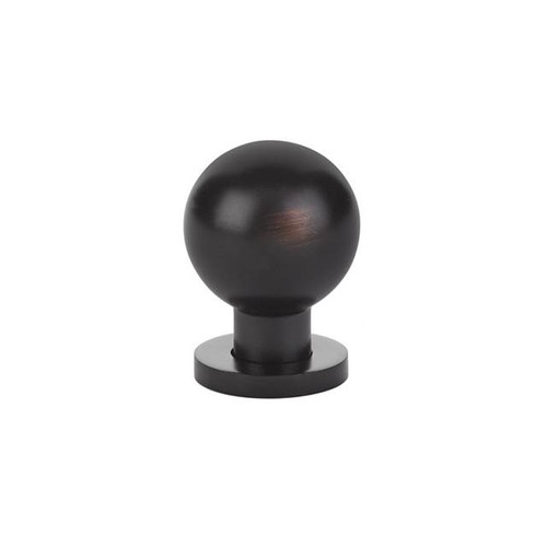 Emtek 86152US10B Oil Rubbed Bronze 1" Contemporary Brass Globe Knob