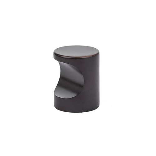 Emtek 86151US10B Oil Rubbed Bronze 1" Contemporary Brass Finger Pull