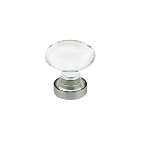 Emtek 86402US15A Pewter 1-3/4" Crystal Hampton Cabinet Knob