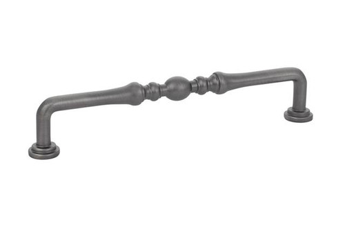 Emtek 86248US15A Pewter 6" Traditional Brass Spindle Pull