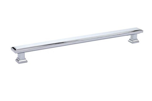 Emtek 86303US26 Polished Chrome 10" Geometric Brass Rectangular Pull