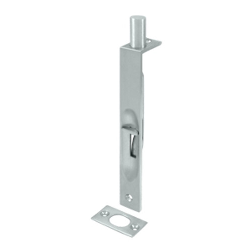 Deltana 6FBS26D Satin Chrome 6" Flush Bolt Square