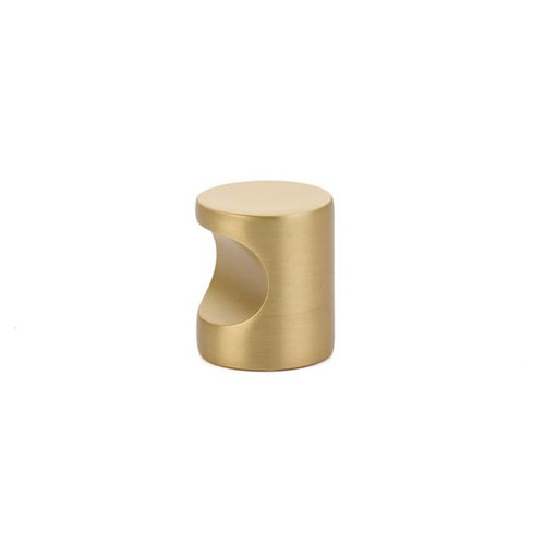 Emtek 86150US4 Satin Brass 7/8" Contemporary Brass Finger Pull