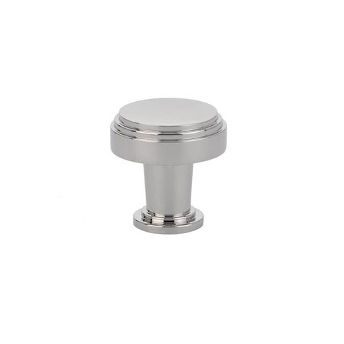 Emtek 86432US15 Satin Nickel 1-1/4" Art Deco Newport Knob