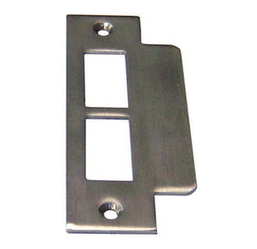 Emtek 86148US15 Satin Nickel Flat Strike Plate with Understrike and Screws