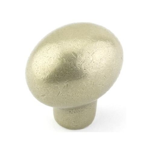 Emtek 86052TWB Tumbled White Bronze 1" Sandcast Bronze Egg Knob